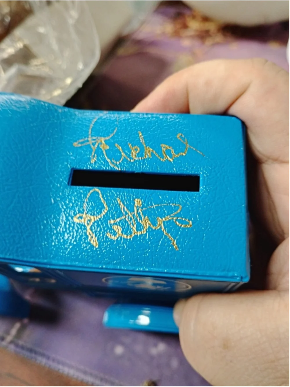 ERTL autographed box